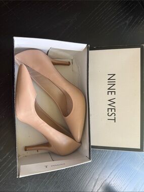 Nine West Blush Beige Pointed-Toe Stiletto Pumps